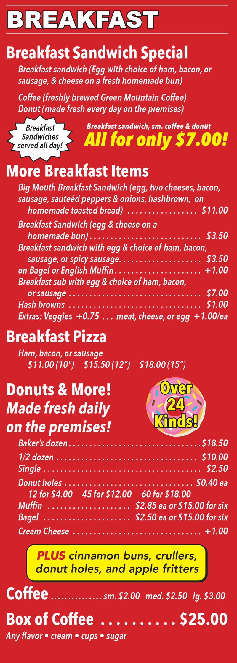 Georgio's Pizza & Donut Shop - Auburn, ME